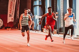 Dynamic lines representing active lifestyle